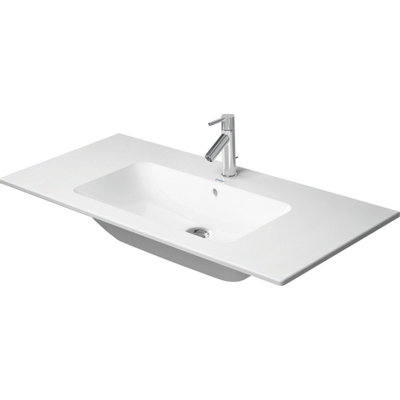 Duravit Me by starck wastafel 103x49cm 1 kraangat met overloop wit