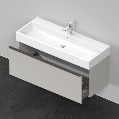 Duravit D-Neo wastafelonderkast 118.4x44x44.2cm 1 lade Betongrijs Mat