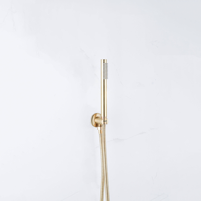 Fortifura Calvi Staafhanddouche - 21.2cm - Geborsteld Messing PVD (Goud)