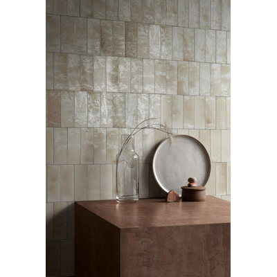 Ragno Gleeze wandtegel - 5x15cm - 10mm - Beige