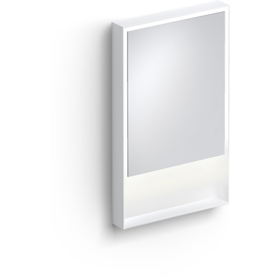 Clou Look at Me Spiegel - 50x80x8cm - LED verlichting - mat wit