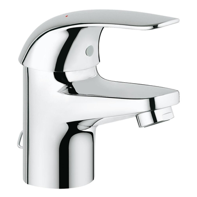 GROHE Euroeco wastafelkraan met ketting chroom