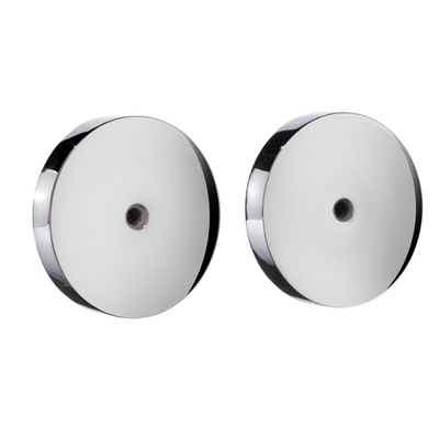 Smedbo Xtra Bevestigingsplaat - 4x4x0.6cm - zelfklevend - Zinklegering Chroom