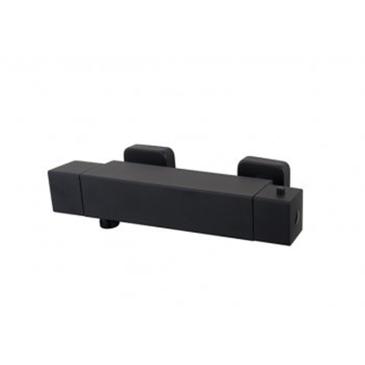 Xellanz Rombo Eco thermostatische douchemengkraan mat zwart