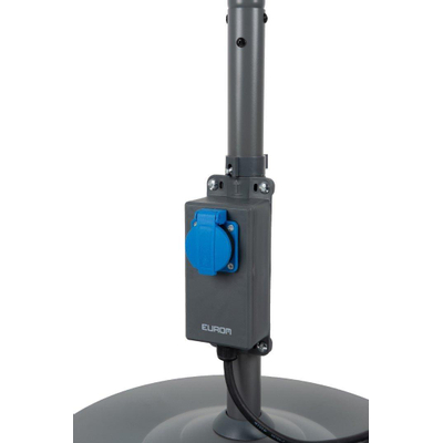 Eurom Terrasverwarming Floorstand Tip-over Round base in hoogte verstelbaar 138-175cm