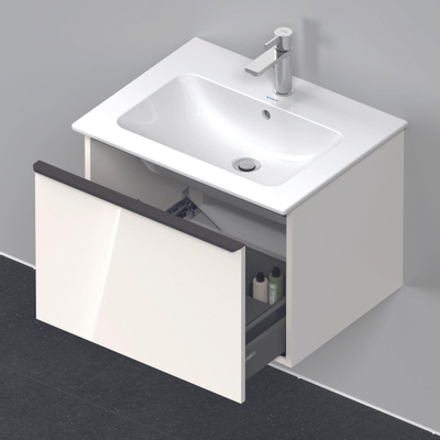 Duravit D-Neo wastafelonderkast 61x44x46.2cm 1 lade wit Hoogglans