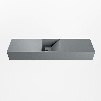 Mondiaz TYNE Fontein - 90x23x12cm - wasbak midden - zonder kraangaten - solid surface - Plata