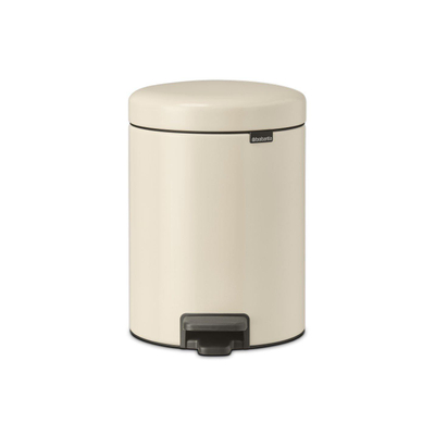 Brabantia NewIcon Pedaalemmer - 5 liter - kunststof binnenemmer - soft beige