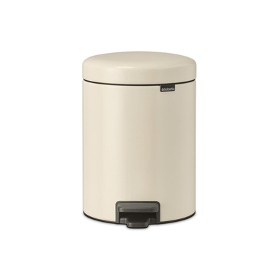 Brabantia NewIcon pedaalemmer 5 liter met kunststof binnenemmer Soft Beige