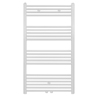 Belrad Handdoekradiator - middenaansluiting - 1200X600mm - 616Watt - Wit