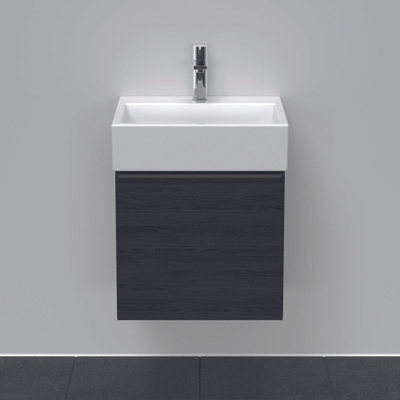 Duravit D-Neo wastafelonderkast 48.4x44x44.2cm 1 lade Eiken (zwart) Mat