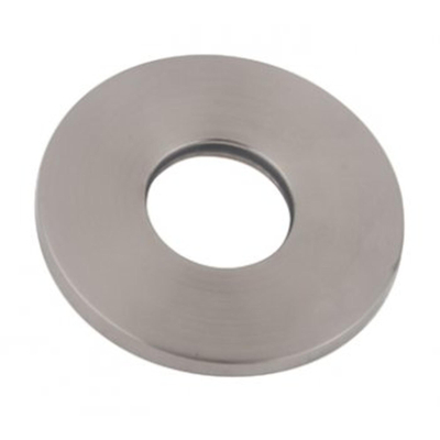 Wiesbaden Caral rozet voor inbouw uitloopgedeelte geborsteld staal