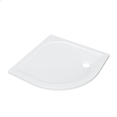 ZEZA Selva Douchebak - 90x90x4cm - kwartrond - acryl - glans wit
