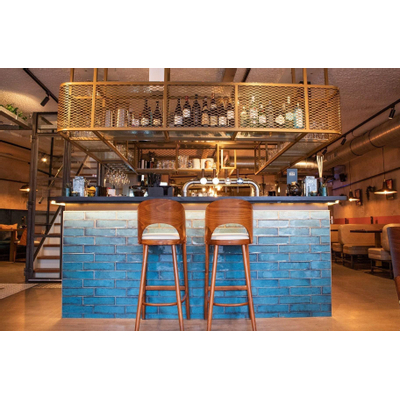 SAMPLE Cifre Cerámica Wandtegel Alchimia Blue Vintage Glans Blauw