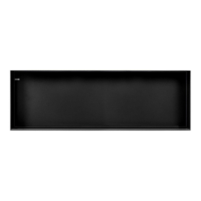 Looox Colour BoX inbouwnis - 90x30x10cm - RVS Zwart mat - OUTLET UDEN