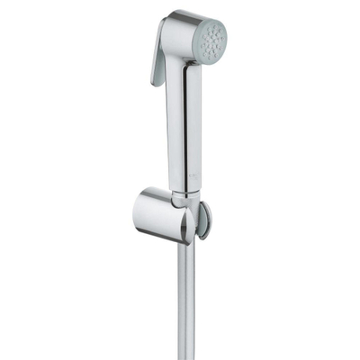 GROHE Tempesta-F Trigger Spray 30 Handdoucheset - 1 straalsoort - rond - met houder - gladde slang - 125cm - chroom
