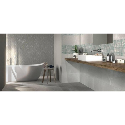 Armonie Ceramiche wand- en vloertegel - 30x60cm - 10mm - Rechthoek - gerectificeerd - Natuursteen look - Advance Grey