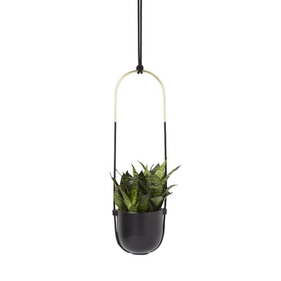 Umbra Bolo plantenhanger 19x62cm keramiek zwart