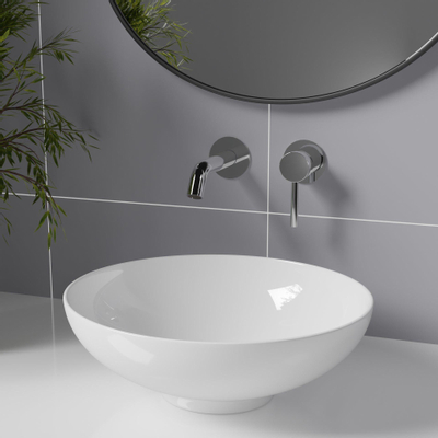 Fortifura Calvi Wastafelkraan - inbouw - met inbouwdeel - chroom OUTLETSTORE