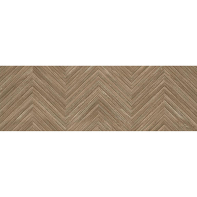 Baldocer Ceramica Larchwood wandtegel - 30x90cm - 10.5mm - Rechthoek - gerectificeerd - Houtlook - Bruin Mat