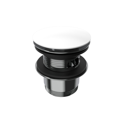 Arcqua Arcqua pop-up waste bad 1 1/2 met overloop glans wit