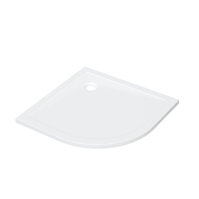 ZEZA Selva Douchebak - 100x100x4cm - kwartrond - acryl - glans wit
