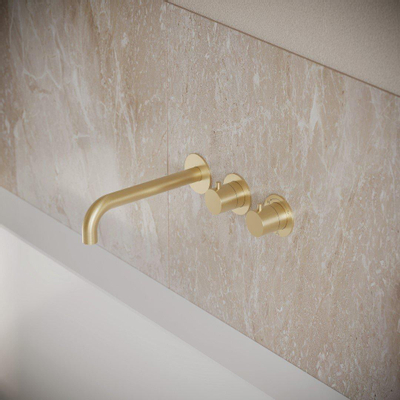 Crosswater MPRO Module Badkraan - inbouwdeel 3 functies - badkraan - messing geborsteld