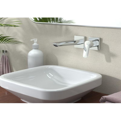 Hansgrohe Logis wastafelkraan v. inbouw uitloop 20,6cm matzwart