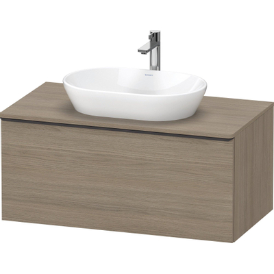 Duravit D-Neo wastafelonderkast 100x45.9x55cm 1 lade Eiken (terra) Mat