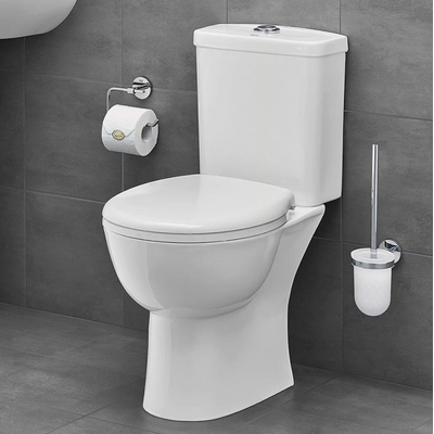 GROHE Bau WC-pack diepspoel PK met keramisch reservoir met closetzitting met deksel met softclose wit