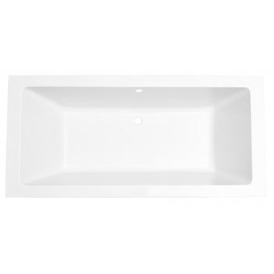 Saniclass Nurnberg Ligbad - 190x90x49cm - acryl - glans wit - licht beschadigd OUTLET UDEN