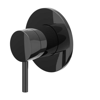 IVY Bond Afbouweel - voor inbouwkraan - stop-omstel - Zwart chroom PVD