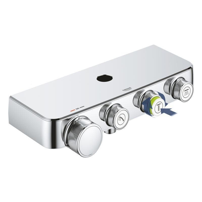 GROHE Euphoria smartcontrol Regendoucheset Opbouw- hoofddouche 31cm - handdouche rond - chroom