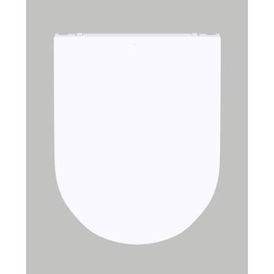 QeramiQ Dely Zitting - softclose - quickrelease - slim - glans wit OUTLETSTORE