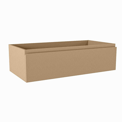 Mondiaz FOGE wastafelonderkast - 90x45x25cm - 1 lade - uitsparing midden - softclose - Oro