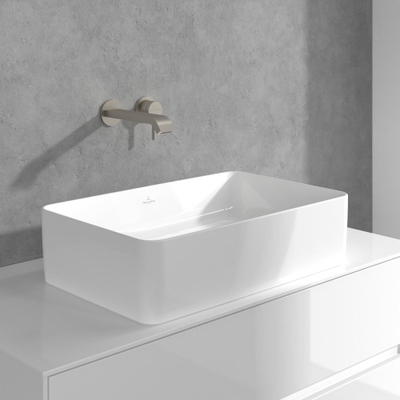 Villeroy & Boch Dawn Eengreeps wastafelkraan - Matt Brushed Nickel (RVS)