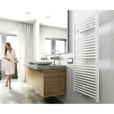 Wiesbaden Elara sierradiator 120x60cm midden onder aansluiting 830Watt wit