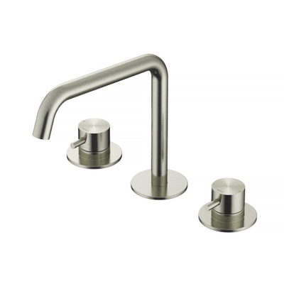 Hotbath Archie Wastafelmengkraan 3 gats zonder waste IX RVS316