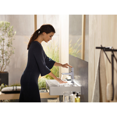 Hansgrohe Metropol wastafelkraan 110 met afvoergarn. chroom