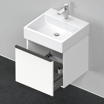 Duravit D-Neo wastafelonderkast 48.4x44x44.2cm 1 lade wit Mat