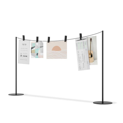 Umbra Hangit fotolijst 10x72x38cm met 5 knijpers Iron zwart