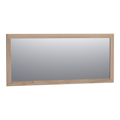 Saniclass Massief Eiken spiegel 160x70cm zonder verlichting rechthoek Smoked oak