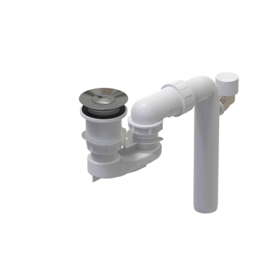 Villeroy & boch Viflow badwaste - zonder zichtbaar overloopgat - chroom