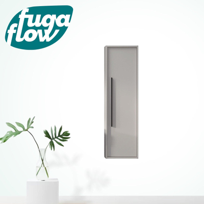 FugaFlow Eccelente Arredo Hoge Kast - 120x34.5x34.5cm - 1 deur - mat greige (grijs) - MDF