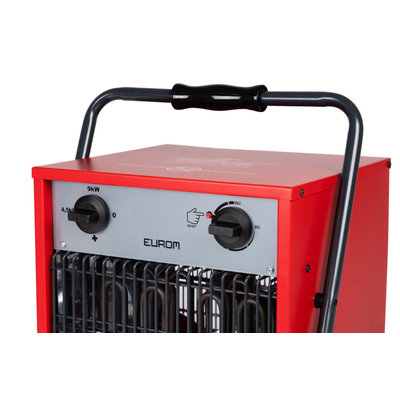 Eurom Industrial EK 9002 Werkplaatskachel krachtstroom 9000watt Rood