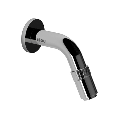 Clou Freddo 11 fonteinkraan 9x6.8cm korte uitloop met wandmontage chroom
