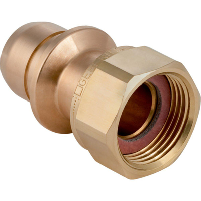 Geberit Push Fit Verdeleraansluiting met wartel messing 1 bidr