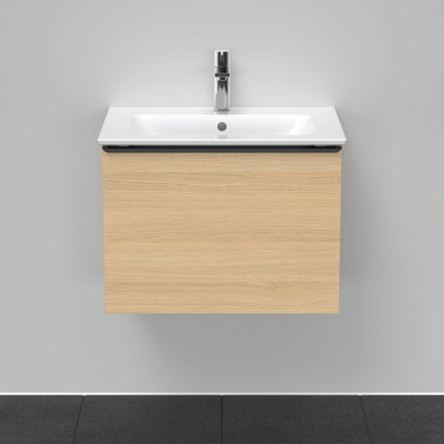 Duravit D-Neo wastafelonderkast 61x44x46.2cm 1 lade Natuur eiken Mat