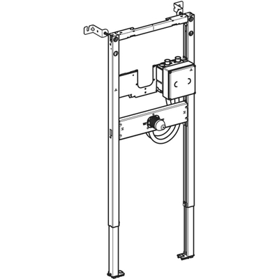 GeberitDuofixir wandkraan, inbouwfuctiebox: b=50cm, h=130cm, d=7cm