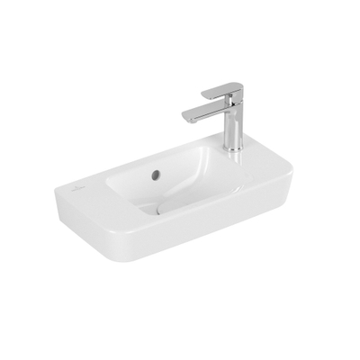 Villeroy & Boch O.novo fontein 50x25cm m.1 kraangat met overloop wit